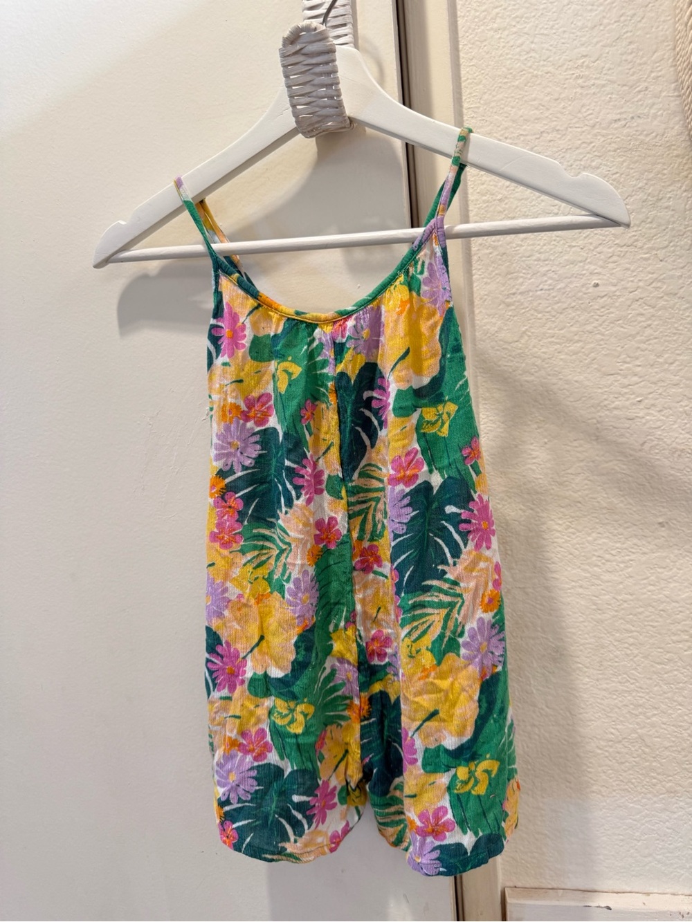 Roxy girl Floral Tropical One-Piece Romper size 6